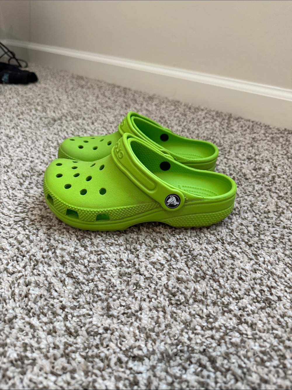 Neon Green Crocs - Picture 3 of 5